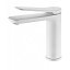 Grifo lavabo monomando Dinamarca blanco mate de Imex